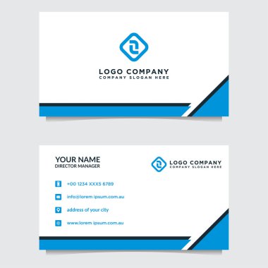 Soyut kartvizit şablonu. Modern vektör tasarımı