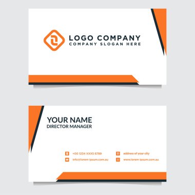 Soyut kartvizit şablonu. Modern vektör tasarımı