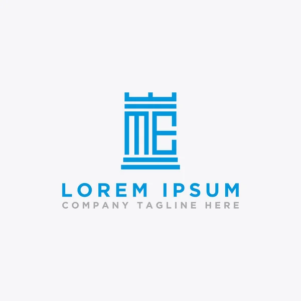 Logo Simgesinin Ilk Harflerinden Şirketler Için Ilham Verici Logo Tasarımları — Stok Vektör