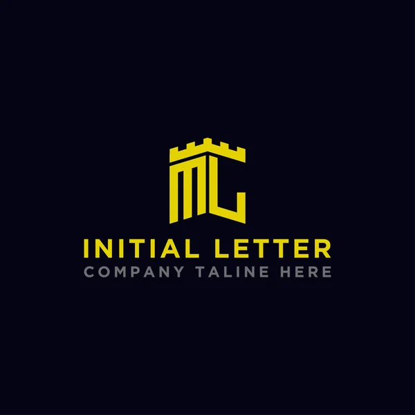 Logo Design Ispirazione Aziende Dalle Lettere Iniziali Dell Icona Del — Vettoriale Stock