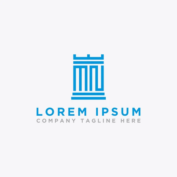 Logo Simgesinin Ilk Harflerinden Ilham Veren Şirket Logosu Tasarımları Vektörler — Stok Vektör