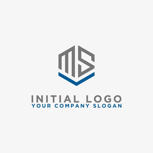 Bokstäver Initial Monogram Ikon Vektor Inspiration Logo Design Vector — Stock vektor