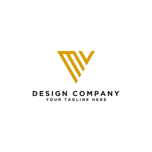 Inspiración Diseño Logotipo Para Las Empresas Partir Las Letras Iniciales — Archivo Imágenes Vectoriales