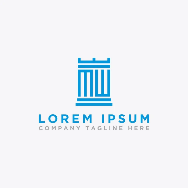 Logo Simgesinin Ilk Harflerinden Şirketler Için Ilham Verici Logo Tasarımları — Stok Vektör