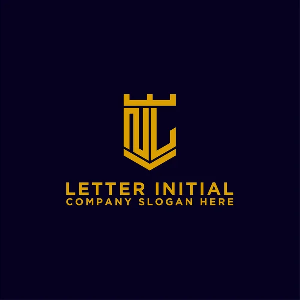 Lettere Icone Iniziali Monogram Design Del Logo Ispirazione Vettoriale Vettore — Vettoriale Stock