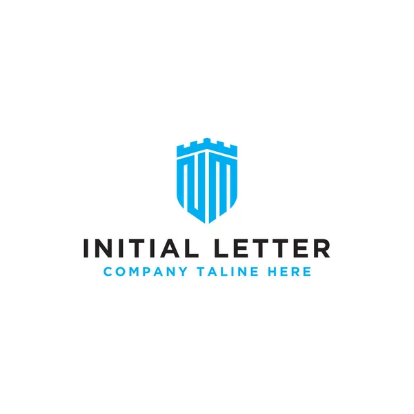 Carta Ícone Inicial Monogram Design Logotipo Inspiração Vetorial Vetor — Vetor de Stock