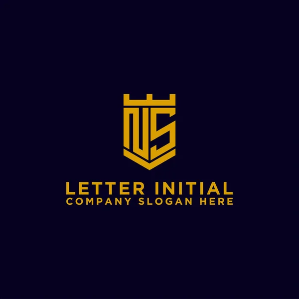 Logo Design Ispirazione Aziende Dalle Lettere Iniziali Dell Icona Logo — Vettoriale Stock