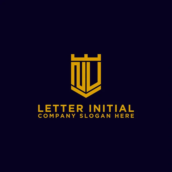 Logo Design Ispirazione Aziende Dalle Lettere Iniziali Dell Icona Del — Vettoriale Stock