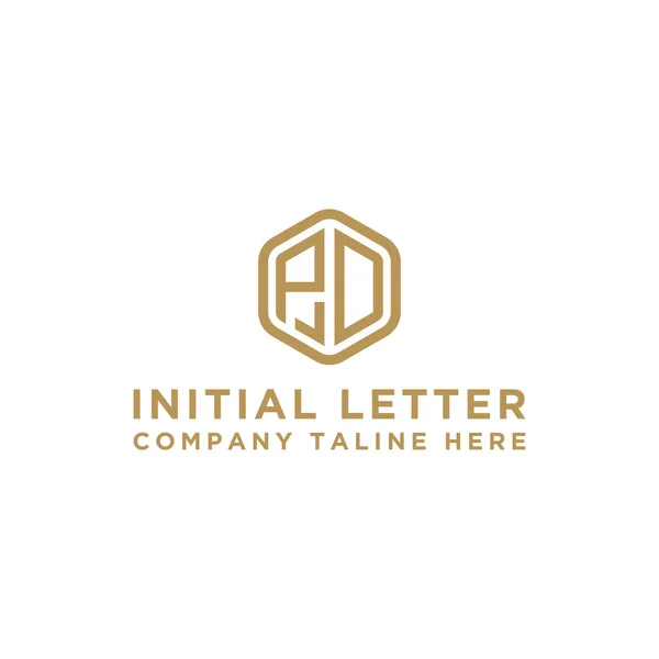 Design Del Logo Ispiratore Aziende Dalle Lettere Iniziali Dell Icona — Vettoriale Stock