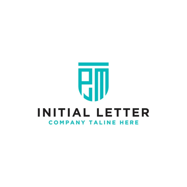 Inspiración Diseño Logotipo Para Las Empresas Desde Las Letras Iniciales — Vector de stock