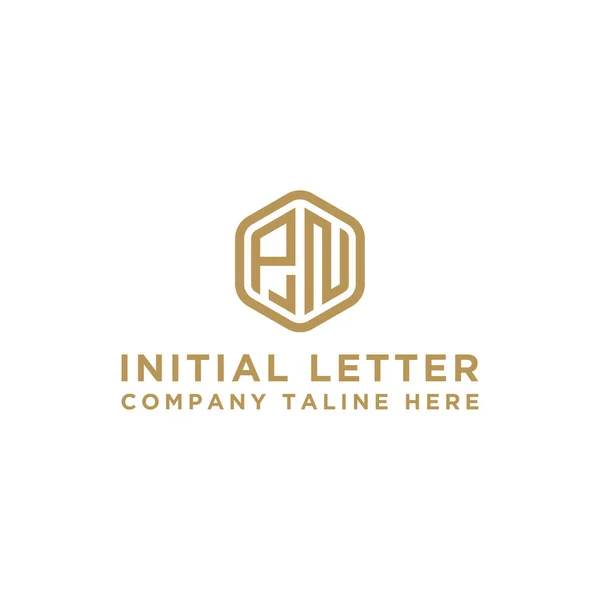 Logo Design Ispirazione Aziende Dalle Lettere Iniziali Dell Icona Del — Vettoriale Stock