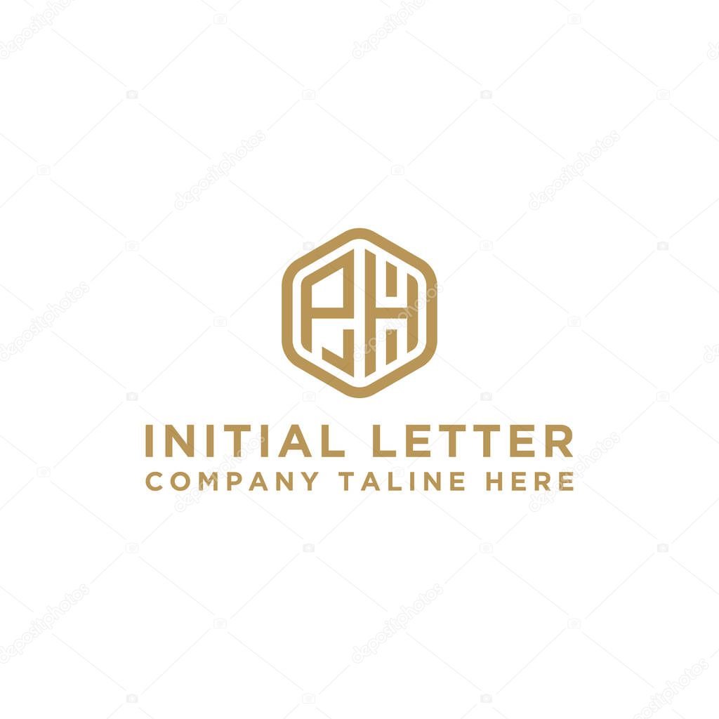 Logo design inspiration, for companies from the initial letters logo icon PH. -Vectors