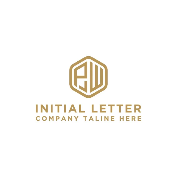 Design Del Logo Ispiratore Aziende Dalle Lettere Iniziali Dell Icona — Vettoriale Stock