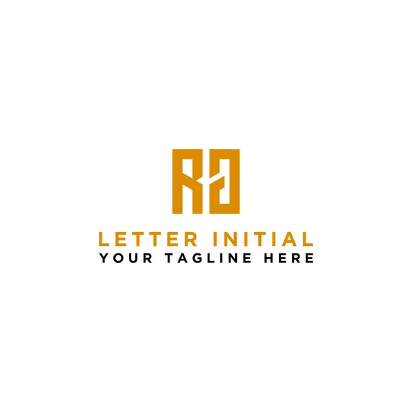 Logo Design Initial Letter Vektor — Stockvektor