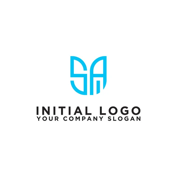 Letter Initial Icon Monogram Vector Inspiring Logo Design Vector — Stock Vector