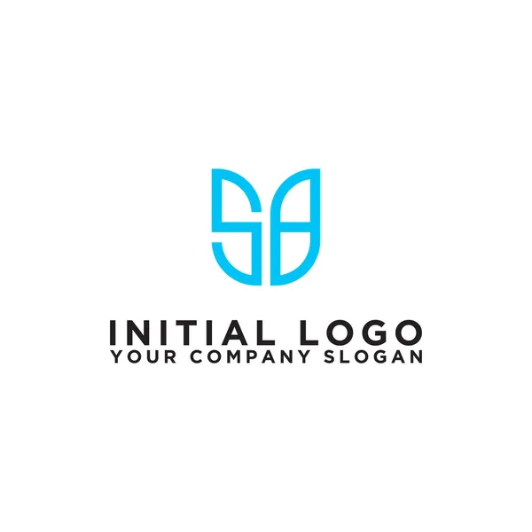 Logo Design Ispirazione Aziende Dalle Lettere Iniziali Dell Icona Del — Vettoriale Stock