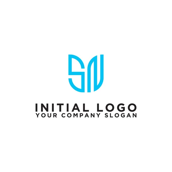 Logo Design Inspiratie Voor Bedrijven Uit Beginletters Van Het Logo — Stockvector