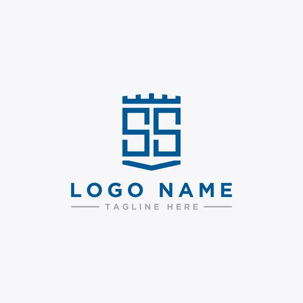 Brev Inledande Ikon Monogram Vektor Inspirerande Logotyp Design Vector — Stock vektor