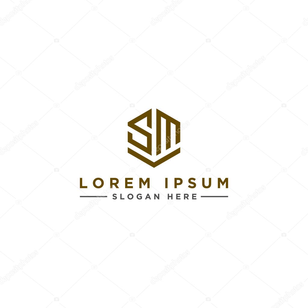 Inspiring company logo designs from the initial letters of the SM logo icon. -Vectors