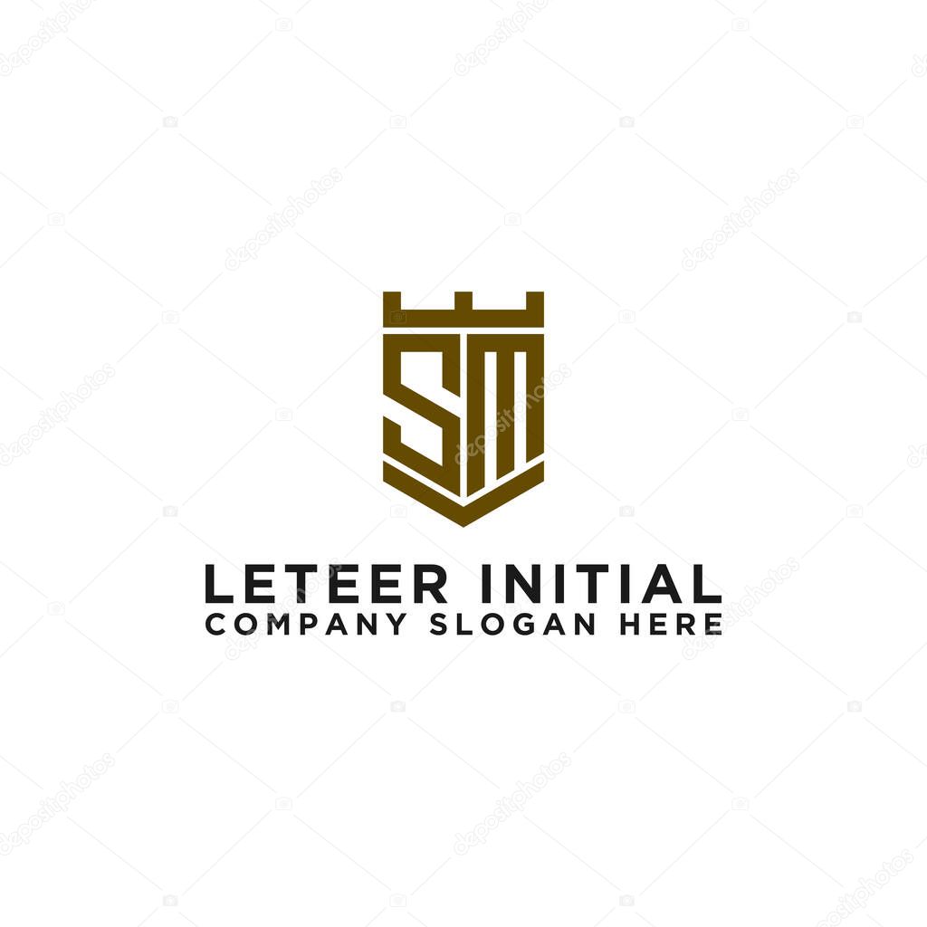 Inspiring company logo designs from the initial letters of the SM logo icon. -Vectors