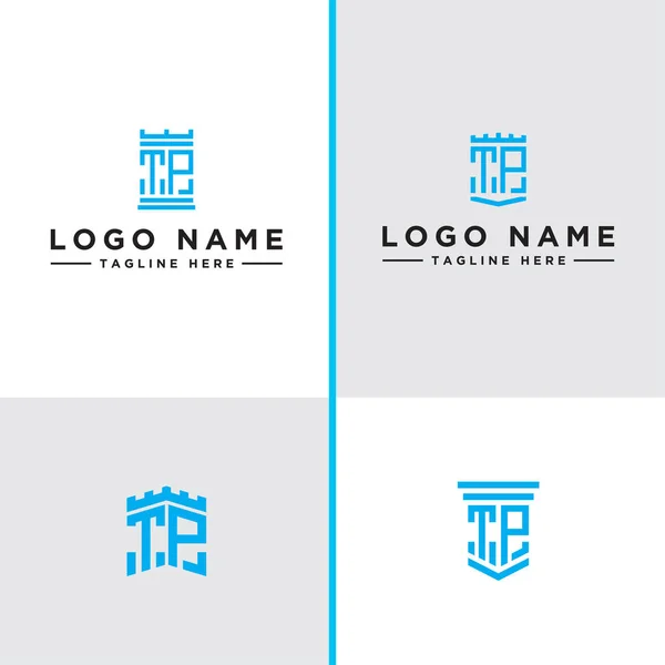 Inspiring Logo Design Set Για Εταιρείες Από Αρχικά Γράμματα Του — Διανυσματικό Αρχείο