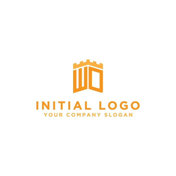 Inspiración Diseño Logotipo Para Las Empresas Partir Las Letras Iniciales — Vector de stock