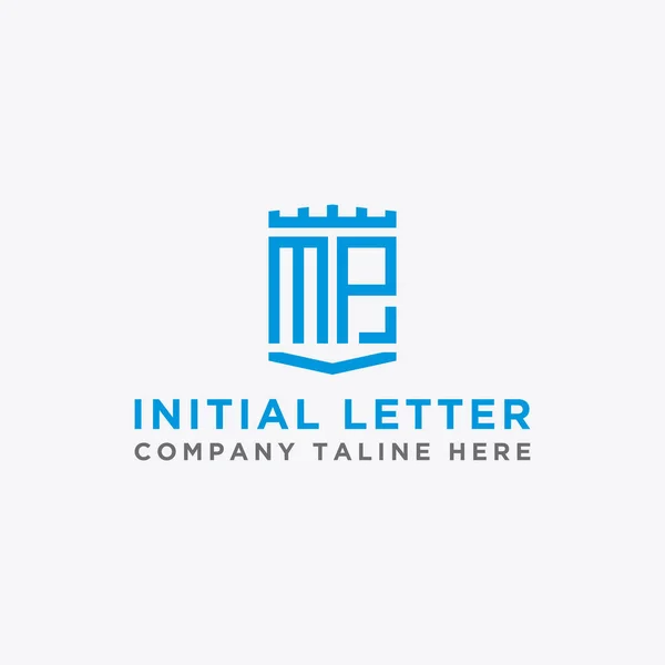 Harfleri Simgeler Monogram Vektör Ilham Logo Tasarımı Vektör — Stok Vektör