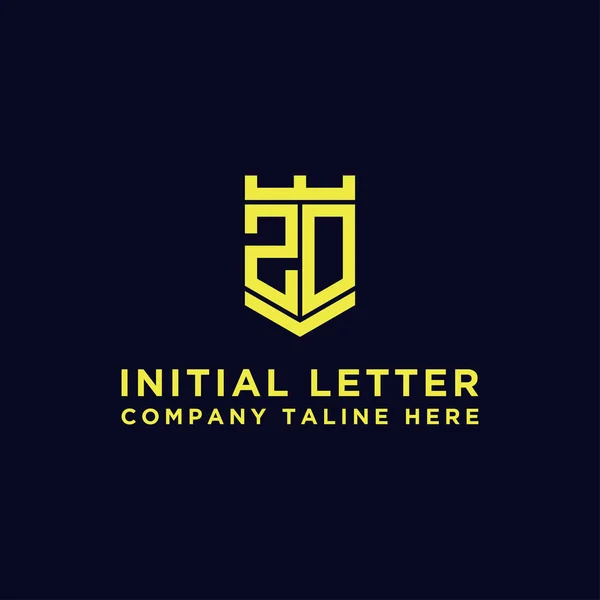 Design Inspiration Monogram Logo Company Initial Letter Logo Icon Vectors — Stock Vector