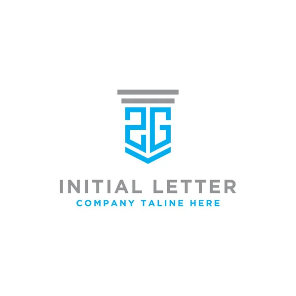 Ispirazione Design Logo Monogram Azienda Dalla Lettera Iniziale Dell Icona — Vettoriale Stock