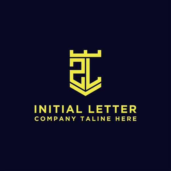 Design Inspiration Monogram Logo Company Initial Letter Logo Icon Vectors — Stock Vector