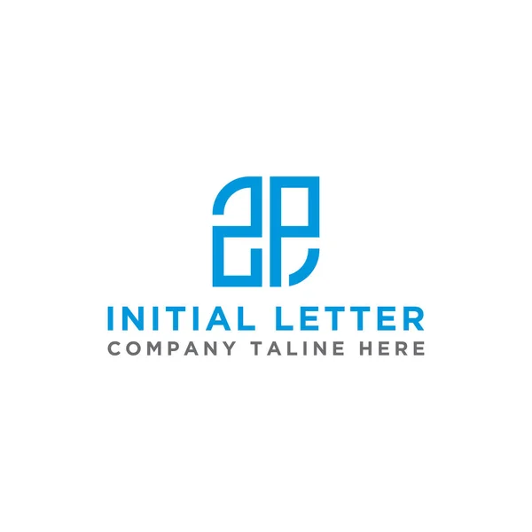 Inspirer Les Dessins Logo Entreprise Partir Des Lettres Initiales Icône — Image vectorielle