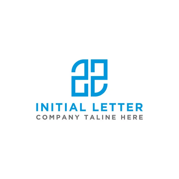 Εμπνευσμένο Λογότυπο Της Εταιρείας Σχεδιάζει Από Αρχικά Γράμματα Εικονίδιο Λογότυπο — Διανυσματικό Αρχείο