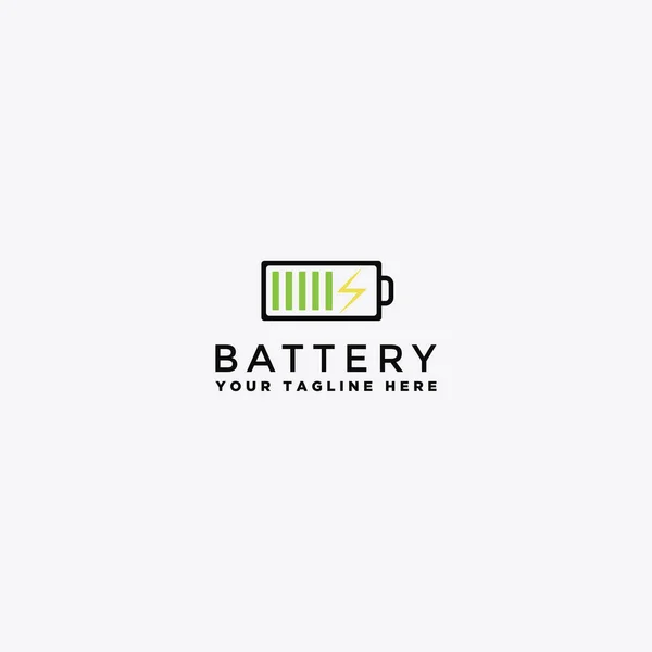 Λογότυπο Εικονίδιο Δείκτη Φόρτισης Μπαταρίας Διανυσματικό Γραφικό Σχεδιασμό — Διανυσματικό Αρχείο