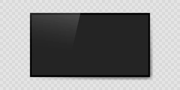 Realistischer Bildschirm Auf Leerem Hintergrund — Stockvektor