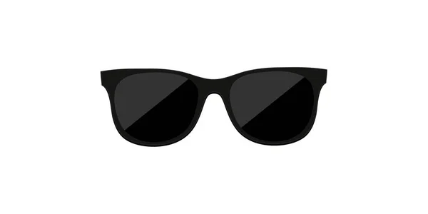 Gafas Negras Sobre Fondo Blanco — Vector de stock