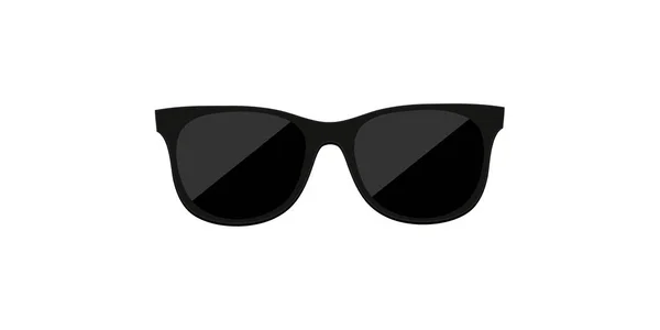 Gafas Negras Sobre Fondo Blanco — Archivo Imágenes Vectoriales