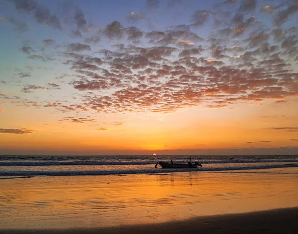 Sunset Beach Fishing Pier Sunset — Stock Photo, Image