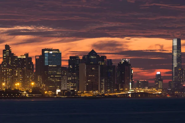 Bellissimo Tramonto Catturato Lei Mun Hong Kong — Foto Stock