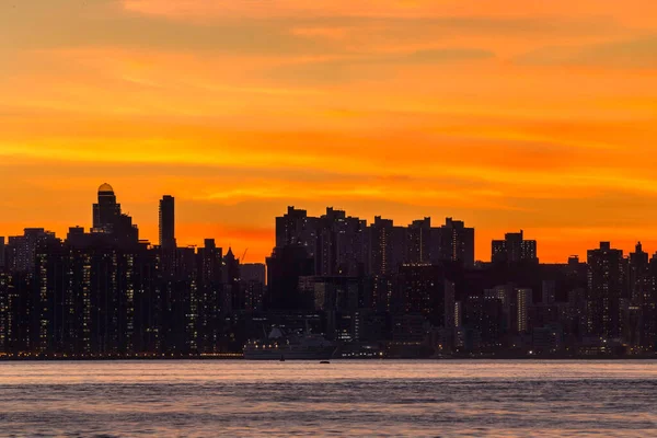 Ein Wunderbarer Sonnenuntergang Lei Mun Hongkong — Stockfoto