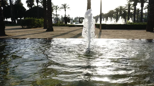 Fuente Agua Pública Ciudad — Foto de Stock