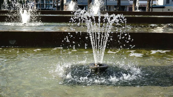 Fuente Agua Pública Ciudad — Foto de Stock