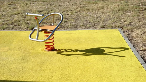 Children Play Area Empty Park — Stock Photo, Image