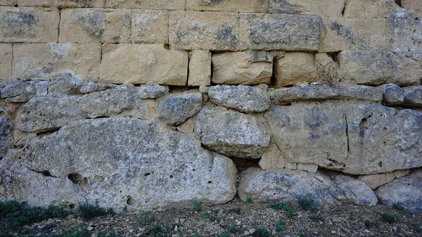 Nagy Természetes Kövekből Készült Fal — Stock Fotó