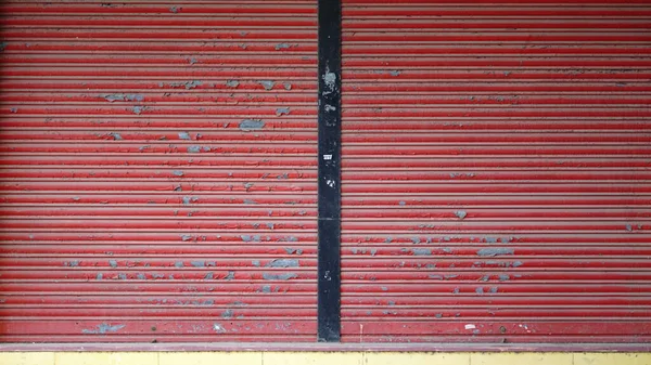 Fondo Oxidado Puerta Metal Rojo —  Fotos de Stock