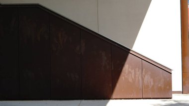 Modern bina arka planının ön cephesi