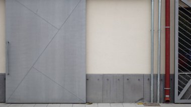 Modern şehir cephesinin arka planı