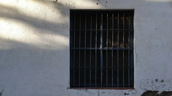 Rustic Old Window Grille — Stock Photo, Image