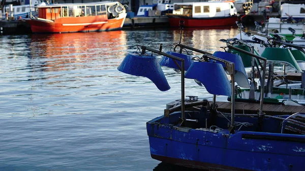 Fischerboot Hafen Festgemacht — Stockfoto