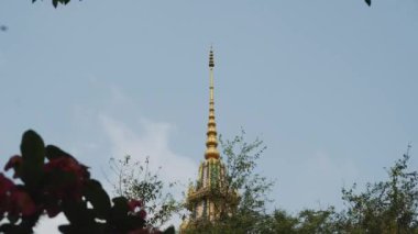 Phnom Penh, Kamboçya, Asya 'daki Kraliyet Sarayı' nın dışı. 4K