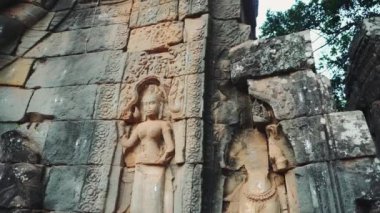 Terk Edilmiş Tapınağın Harabeleri - Angkor Wat 4k